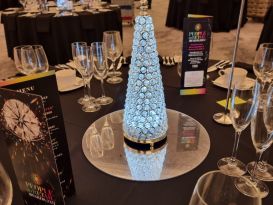 crystal cone centrepieces retail awards