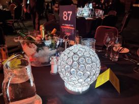illuminated table centrepieces manchester central