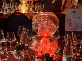 Bubbleball centrepieces TheDrum Wembley