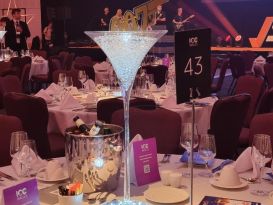 ICC wales table centrepieces