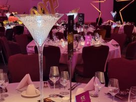 ICC wales table centrepieces