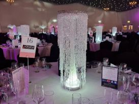 LED table centrepieces bath life awards