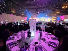 LED table centrepieces bath life awards