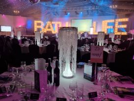 LED table centrepieces bath life awards