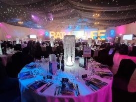 LED table centrepieces bath life awards