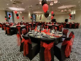 balloons and chair covers staverton park