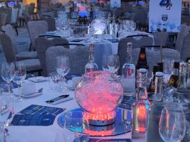 bubbleball illuminated centrepieces BRDC