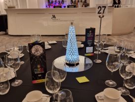 crystal cone centrepieces retail awards