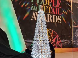 crystal cone centrepieces retail awards