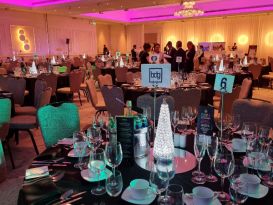 crystal cone centrepieces retail awards