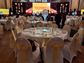 crystal globe centrepieces birmingham great hall