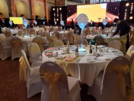 crystal globe centrepieces birmingham great hall