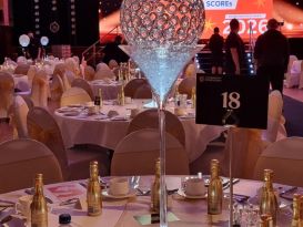 crystal globe centrepieces birmingham great hall