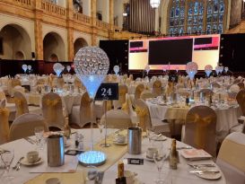 crystal globes centrepieces4 birminghamgreathall