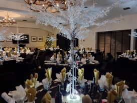 crystal tree centrepieces staverton