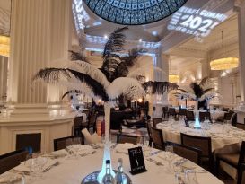feather centrepieces andaz london