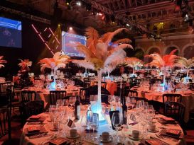 feather centrepieces london