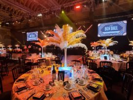 feather centrepieces london