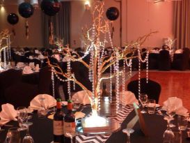 gold crystal tree