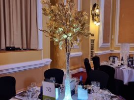 gold leaf centrepiece