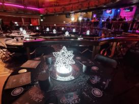 magic circle star centrepieces