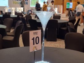 martini glass table centres st georges