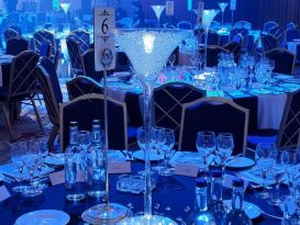 martini vase centrepieces london