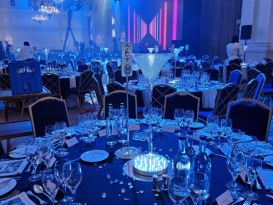 martini vase centrepieces london