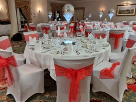 mirrorball centrepieces luton hoo