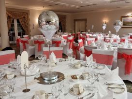 mirrorball centrepieces luton hoo