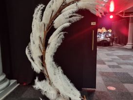 ostrich feather tablecentres billingsgate