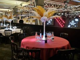 ostrich feather tablecentres billingsgate