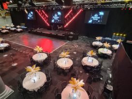 ostrich feather tablecentres billingsgate