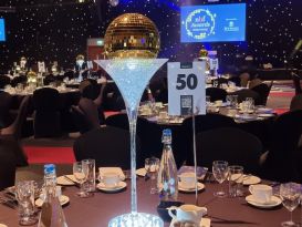 strictly gold mirrorballs