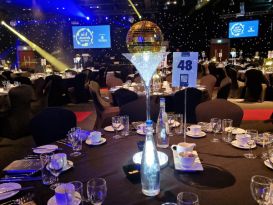 strictly gold mirrorballs