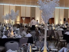 white led table centres awards event