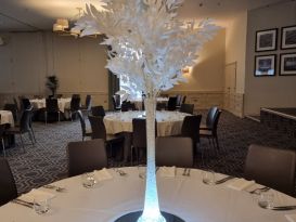 white tree centrepieces