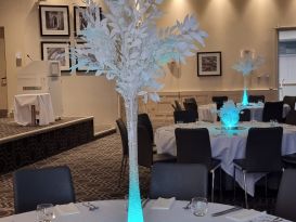 white tree centrepieces