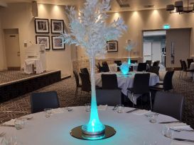 white tree centrepieces