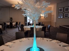 white tree centrepieces