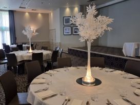 white tree centrepieces